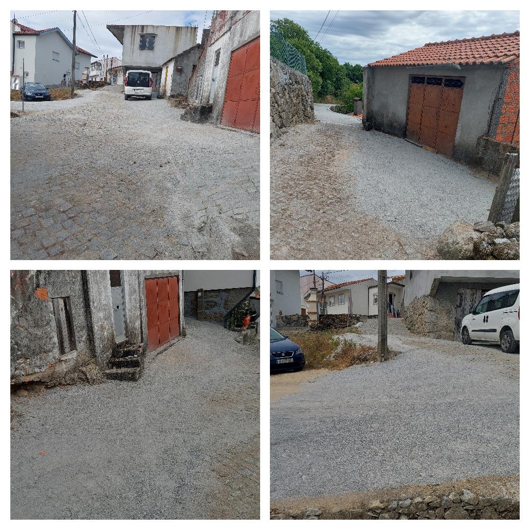 Reparação da calçada existente nas Rua e Travessa de Carneiro Matança