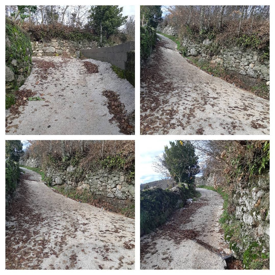 Pavimentacao em betao de parte da Rua do Cruzeiro Matanca