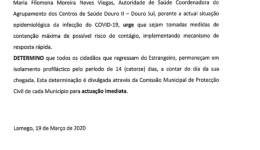 COVID 19 | Determinação de Autoridade...
