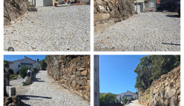 Calcetamento de pequenos espaços em...